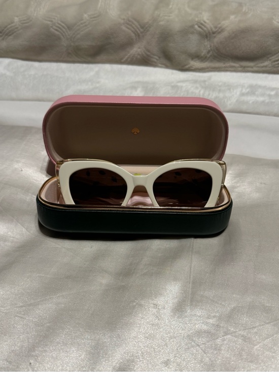 kate spade Accessories - Kate Spade White Cateye Sunglasses with Lemon design